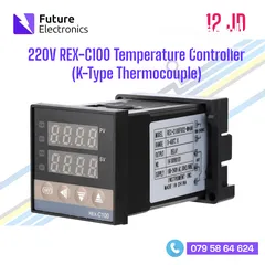  1 220V REX-C100FK02-M*AN Temperature Controller (K-Type Thermocouple)