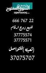  1 للبيع ارقام زين نظام تعبئه متناسقين()