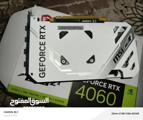  3 كرت شاشة rtx 4060 جديد مامستخدم