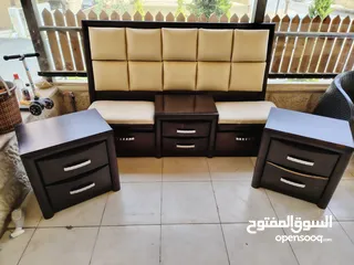  1 تخت مزدوج مع كوميديتين وملحق امامي