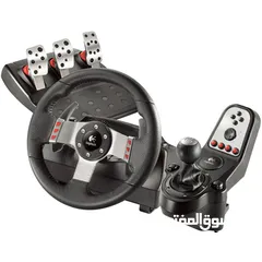  6 ( ستيرنج لوجيتك G27 استعمال شخصي من 12 سنة للبيع )  Logitech G27 Steering Wheel