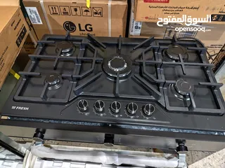  1 عرض نااار على طباخ فريش بلت ان اسود 90 سم بدون فرن ... روس عادي او روس نحاس