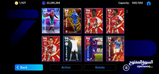  8 حساب بيس موبايل للبيع قوة التشكيله 3137 في 500 لاعب و 2000 توكنزه و 22 ملون جي بي و8 مدربين بوستر..