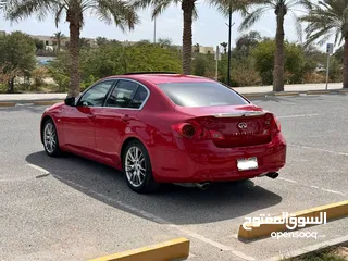  5 Infiniti G-25 / 2013 (Red)