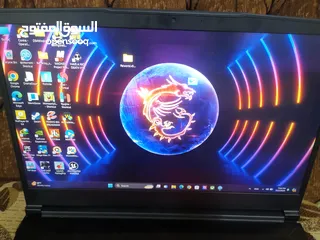  2 Laptop msi GF63 Gaming بحالة الوكالة