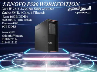  1 Lenovo P520 Workstation V4