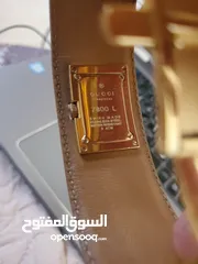  7 ساعة غوتشي7800L النسائية مطلية بالذهب ستانلس ستيل  Gucci Gold Plated Stainless Steel