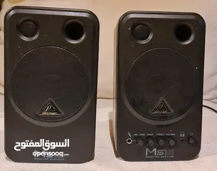  1 Behringer Ms 16 Studio Monitor Speaker