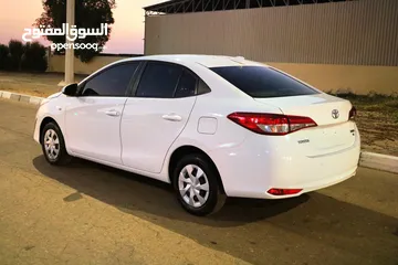  2 Toyota Yaris SE 2019 Free Accident original paint تويوتا يارس بدون حوادث صبغ وكاله