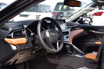  7 Toyota Camry GLE 2024 مواصفات فاخرة تويوتا كامري 2024 لون اسود GLE عداد زيرو كفاله الشركة