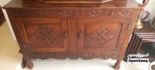  3 Traditional Carved Wooden Cabinet – Antique Style, Rich Detailing