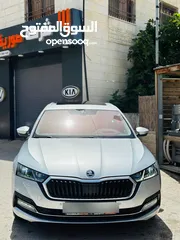  7 سكودا اوكتافيا 2020 عداد قليل فل الفل مع بانوراما