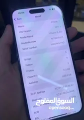  1 أيفون 15 + أيفون 14 برو ماكس للبيع بسبب السفر 840 دينار حرق حرق حرق