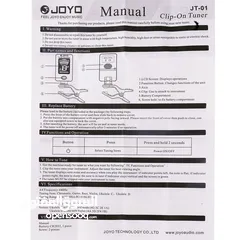  7 Digital Tuner For Acoustic Electric Guitar etc - 10 JD