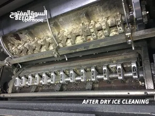  3 التنظيف ( القذف ) بالثلج الجاف للأجهزة والماكينات والسيارات
