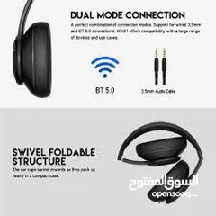  3 FANTECH WHO1 WIRELESS HEADPHONE سماعات رأس هيد سيت من فانتيك