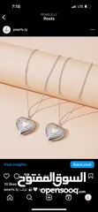  3 سنسلة قلب قفل locket necklace