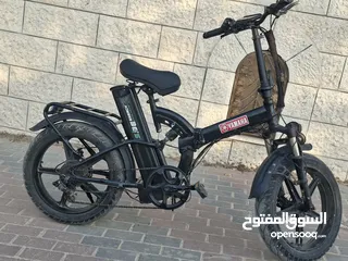  4 دراجه كهربائيه عجل عريض 48 فولت21 امبير