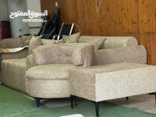  2 طقم كنب جديد متكامل بكل تفاصيله