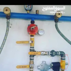  6 gas pipe line instillations work