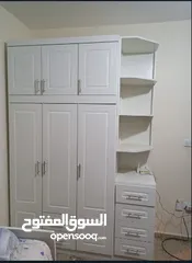  1 خزائن ملابس خشب لامنيت 18م الون حسب الطلب جميع المقاسات كفاله 5سنوات