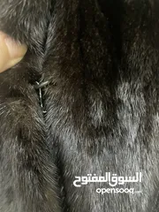  4 Natural Mink Fur coat بالطو طويل من فرو المينك الطبيعي