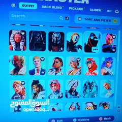  5 حساب فورت نايت / روكت ليق / حساب قوي جداً / السعر قابل للتفاوض