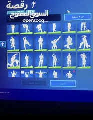  6 للبيع حساب ايبيك قيمز فورت نايت