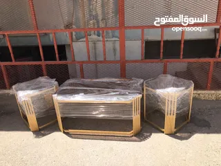  10 طقم طاولات وسط عدد 3 _ 5 ويوجد خدمة توصيل