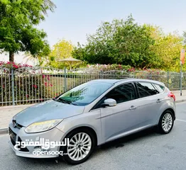  1 FORD FOCUS 2014 SILVER GCC FULL OPTIONS