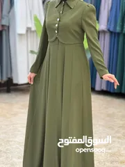  2 فستان ستاتي ترند و جديد  السعر..... 18دينار شامل التوصيل  وزن 50 لل 90  كريب روز