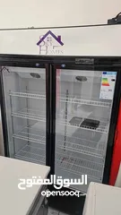  1 ثلاجة شبه جديدة  باب عدد 2 اضاءة ليد بحالة ممتازة  موفرة كهرباء