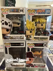  1 24 كرتون funko pop حاله ممتازه منهم عليهم حمايات علب سعر 100