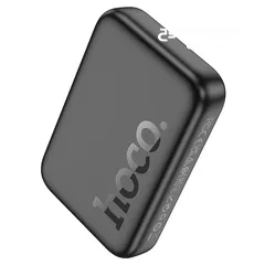  7 Hoco PowerBank MagSafe 10000 mAh  باوربانك وايرلس ماج سيف يدعم الشحن السريع  من شركة هوكو فقط