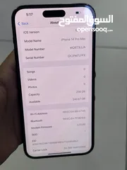  4 ايفون 14 برو ماكس ذاكره 256 امريكي esim
