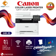  2 طابعه كانون مونوم كروم ليزر MF275DW طباعه ونسخ فاكس وفاكس Canon Laser Printer