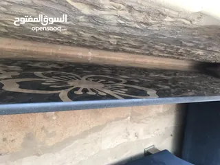  3 زجاج سوكريت مزخرف حراري 10 ملم ولا خدش بحال الوكالة 100/100