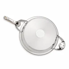  3 مقلاة القلي URA- غير اللاصقة بمقبضين - قطر 28 سم (Z-FP2838-LS)  انية - قلاية - إناء - وعاء - طناجر-