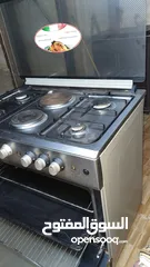  4 فرن غاز+كهرباء استعمال شهر واحد فقط