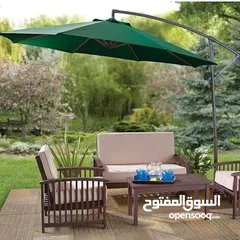  4 مظلة 3×3 قابلة للطي  قماش ضد المياه ويتحمل أشعة الشمس  قاعدة يمكن تثبيتها في الأرض او وضع وزن عليها