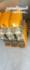  2 مكينة سلاش ومكينة قهوة غلي وثلاث أصناف كبتشينو ونسكفي وهت شكلت