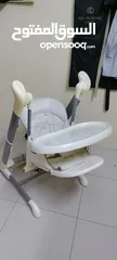  10 Baby High chair with swing and musical