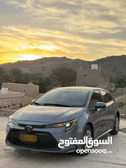  2 كورولا Corolla 2022 LE  تسجيل جديد ممشى قليل جدا نظيفه