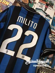 8 Inter Milan Diego Milito Jersey 2010 Champions League Final Men's انترميلان  جيرسي.   نايكي nike