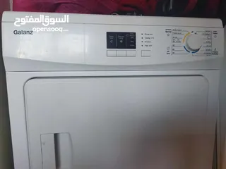  1 نشافة 7 كيلو غالانس مع توصيل  مع شرشور لخروج البخار استخدام قليل شبه جديدة