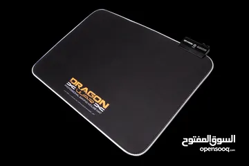  2 ماوس باد جيمنغ مضيئة Dragon War RGB Mousepad GP-009