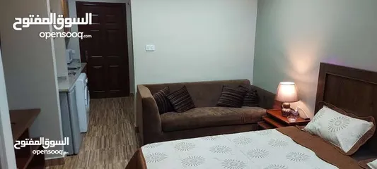  5 ستوديو مفروش بالكامل للايجار الشهري  Fully furnished studio for monthly rent