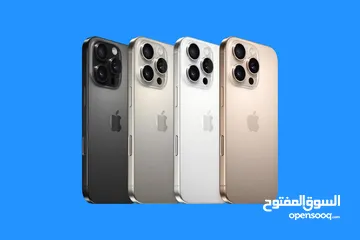  5 iPhone 16 Pro MaX  كفالة الشرق الاوسط 256 جيجا جديد افضل سعر بالمملكة جميع الالوان