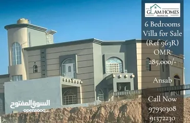  8 6 Bedrooms Villa for Sale in Ansab REF:963R