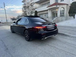  7 مرسيدس E200 موديل 2018 بانوراما AMG كيت بودي محوله 2022 لون أسود فل كامل